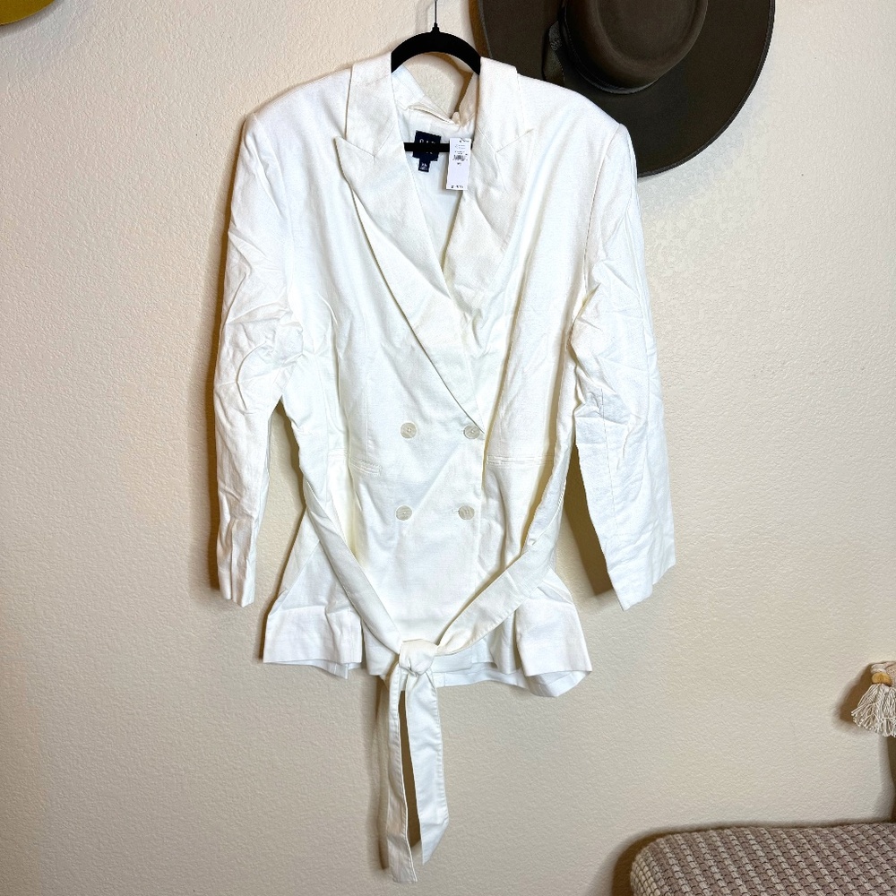 NWT Women's Gap Linen Blazer - size XXL